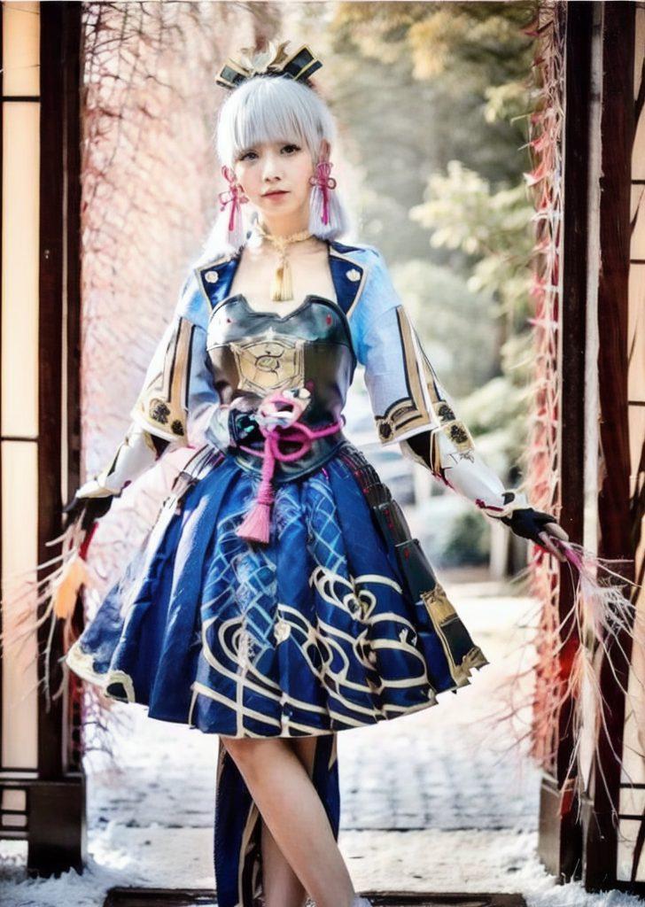 孤独琴声雪花飘落