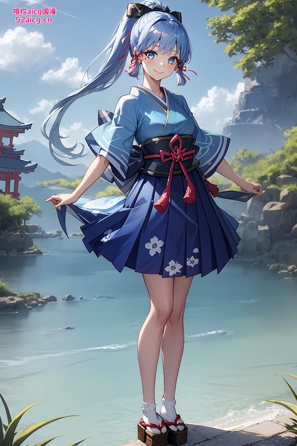 清雅飘逸神里凌华转身