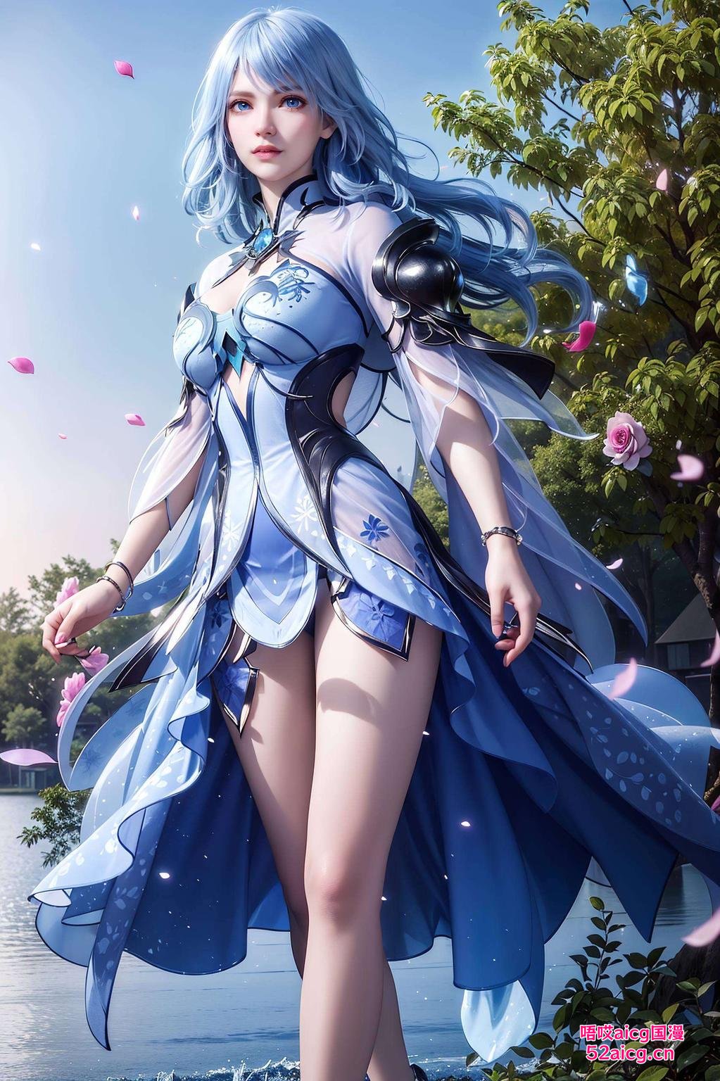 仿佛置身于冰雪世界今天给大家带来一组超美的iPhone壁纸！这位是壁纸界的女神——水冰儿