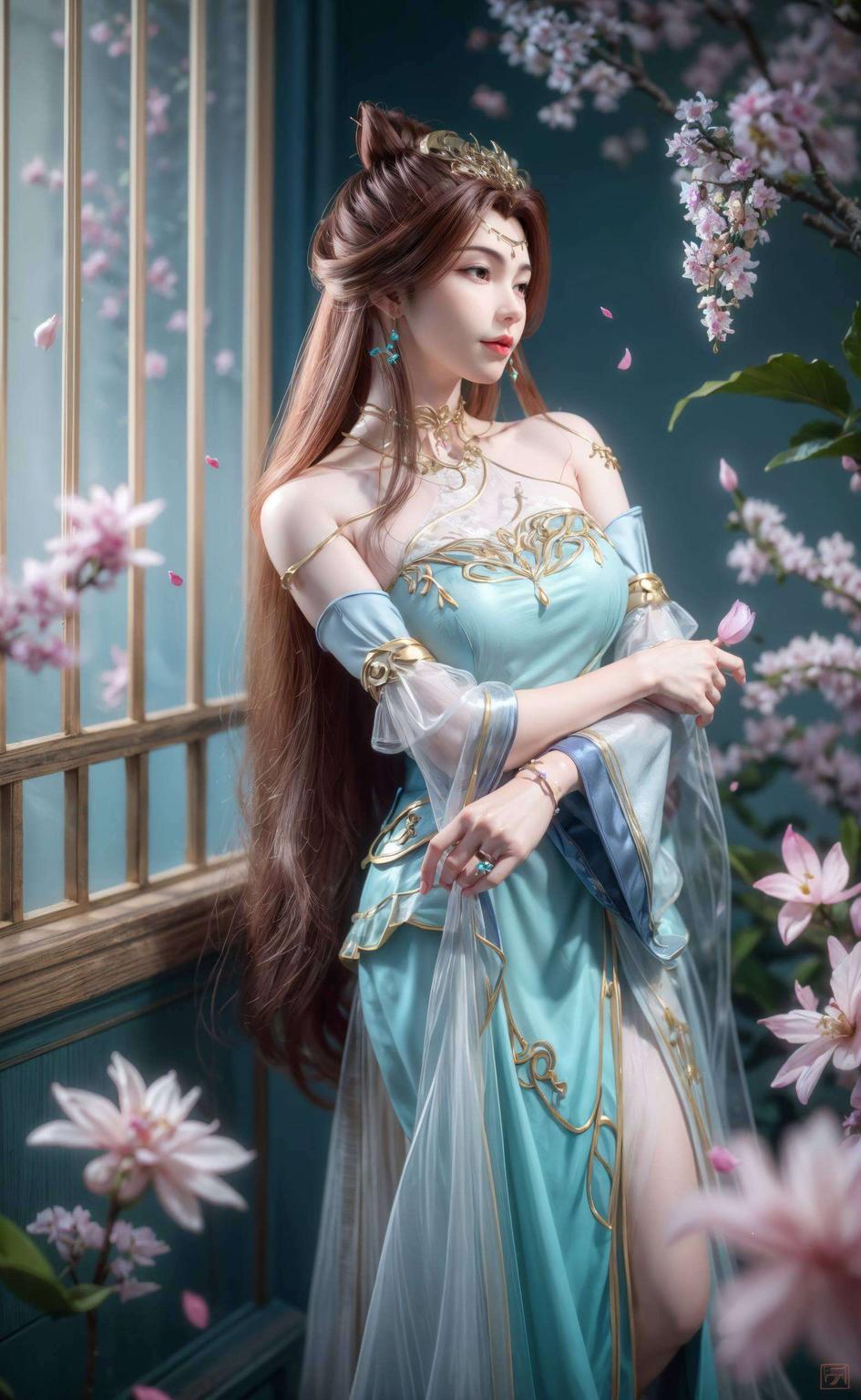 感受孤独的美鲸落云间