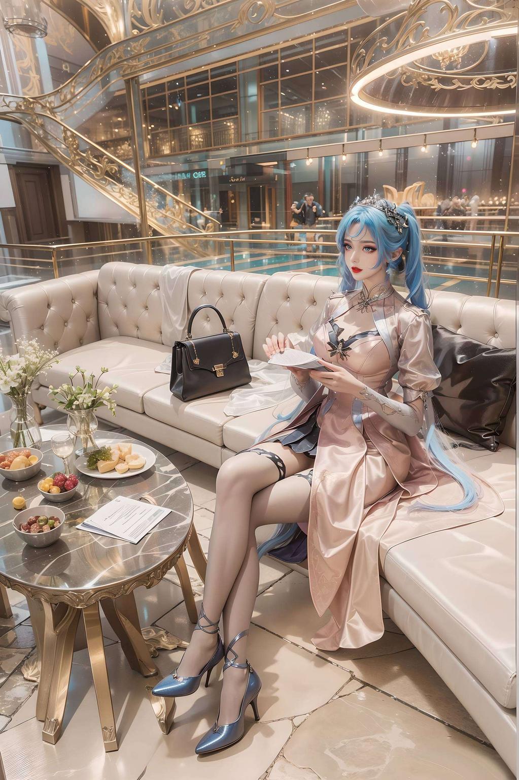 以唐舞桐的睡衣形象为主题