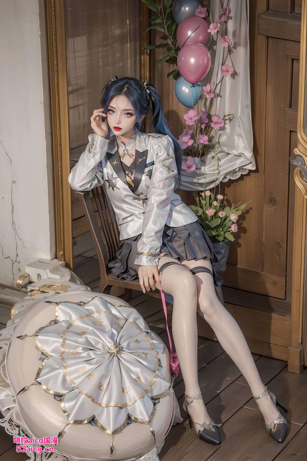 白发唐舞桐古风壁纸美