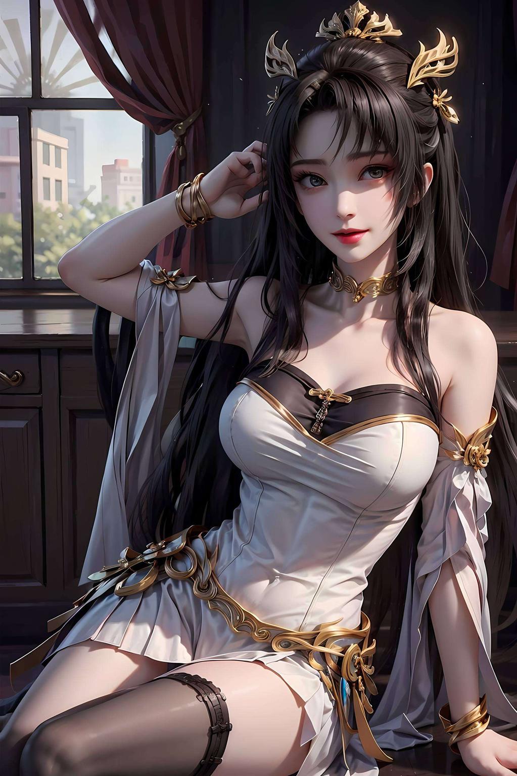 这款高分辨率的天狐仙子壁纸就能穿越到她的仙界