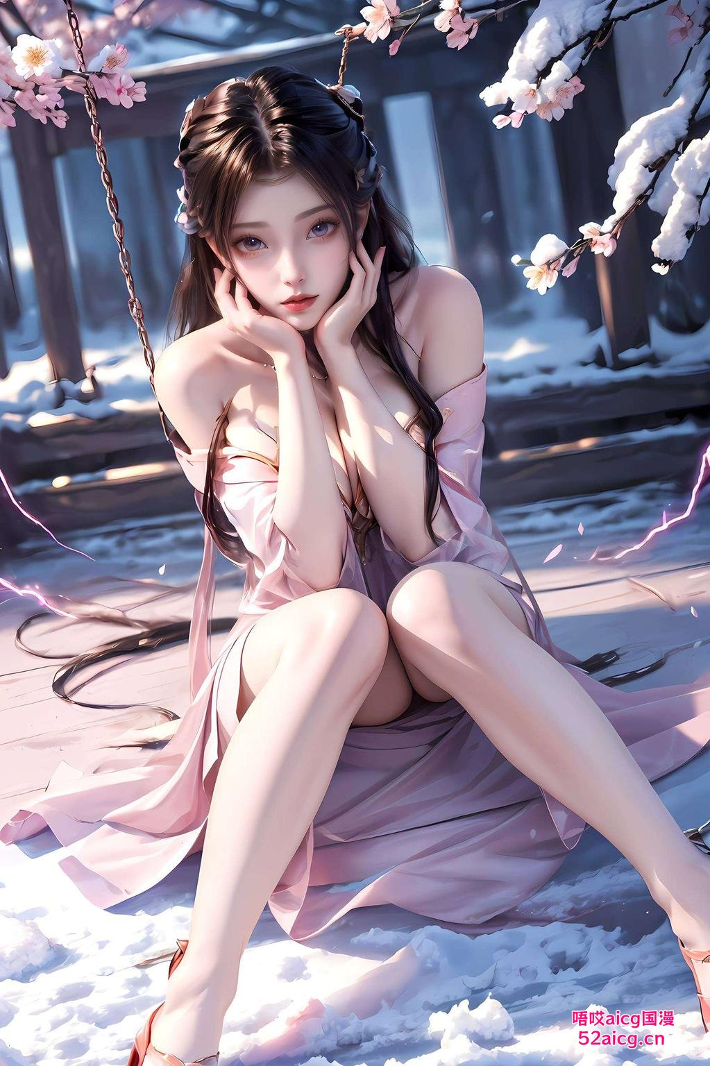 满满的iPadins风！看那细腻的线条仿佛能感受到她的呼吸