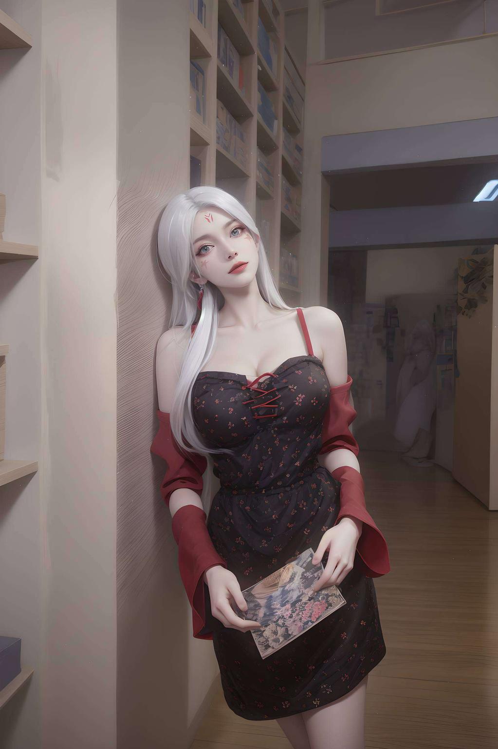古风壁纸美如画小白仙子轻舞裙