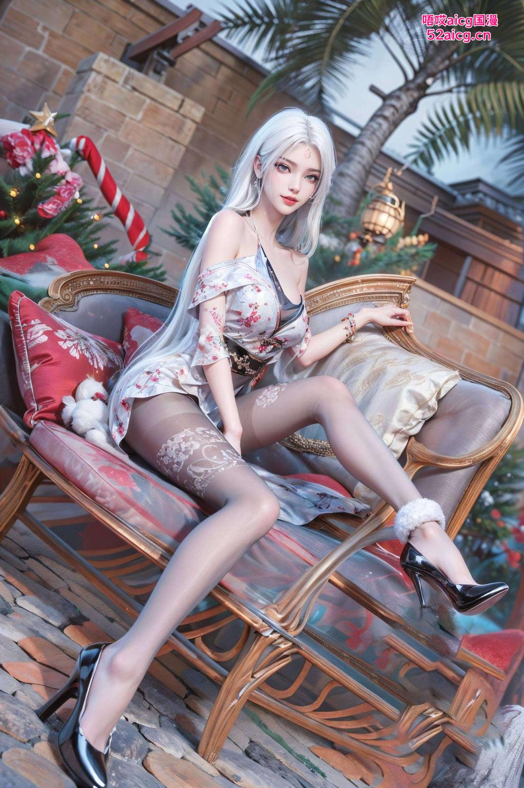 小白仙姿尽显动漫魅力