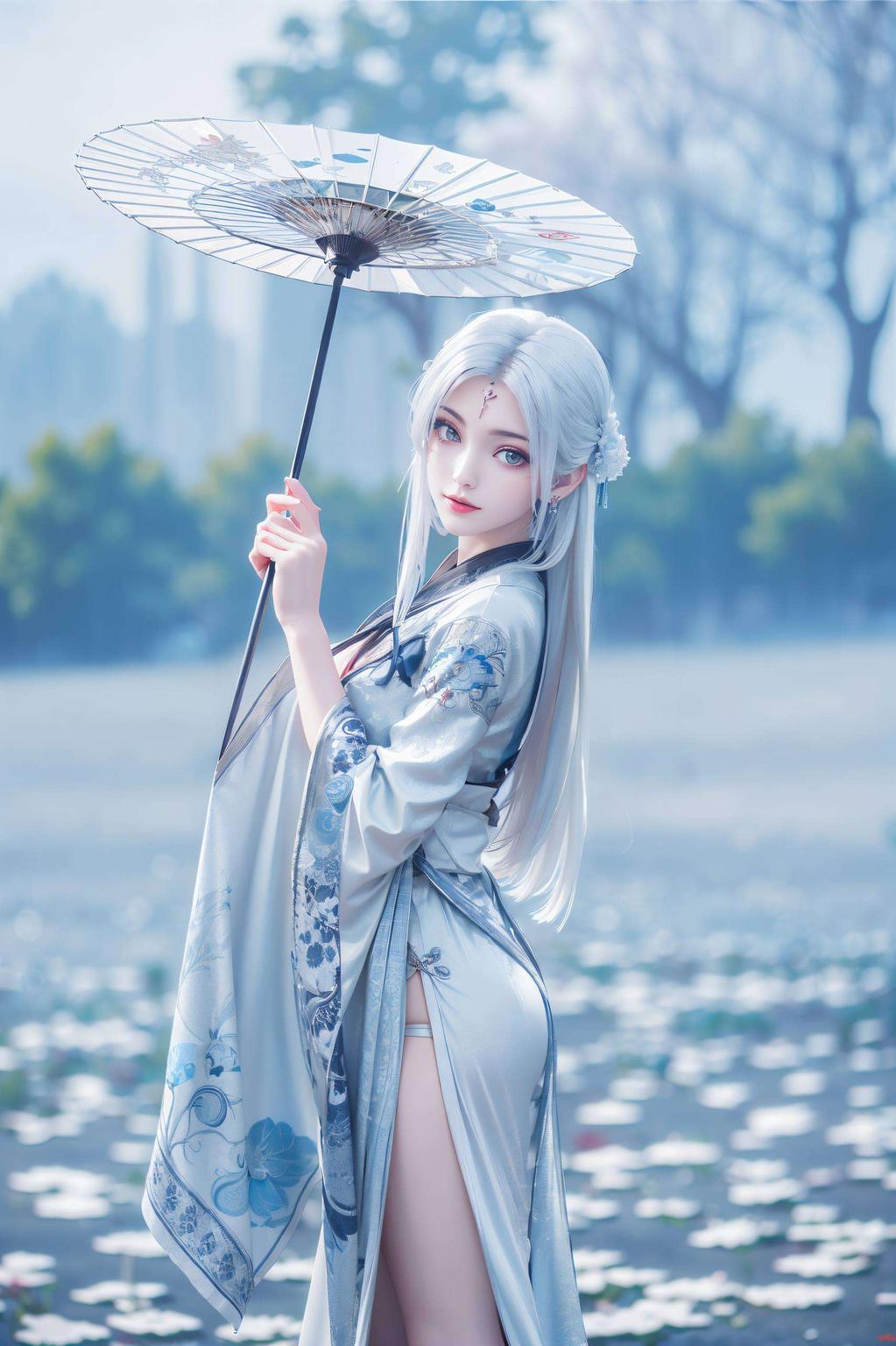 横屏展示小白仙气十足