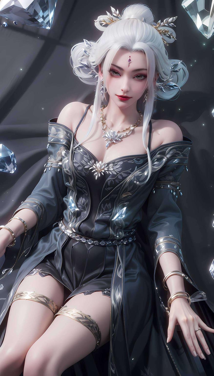 电脑桌面焕新颜小白仙子翩翩舞