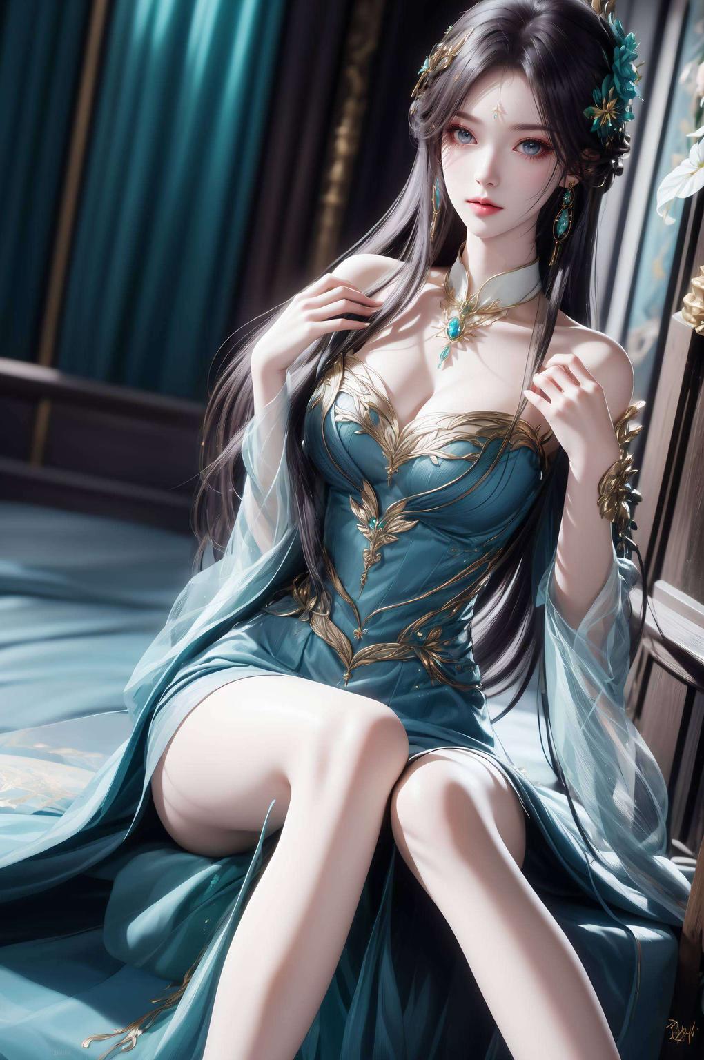 色彩搭配完美！萧薰儿那清澈的眼神画面细腻