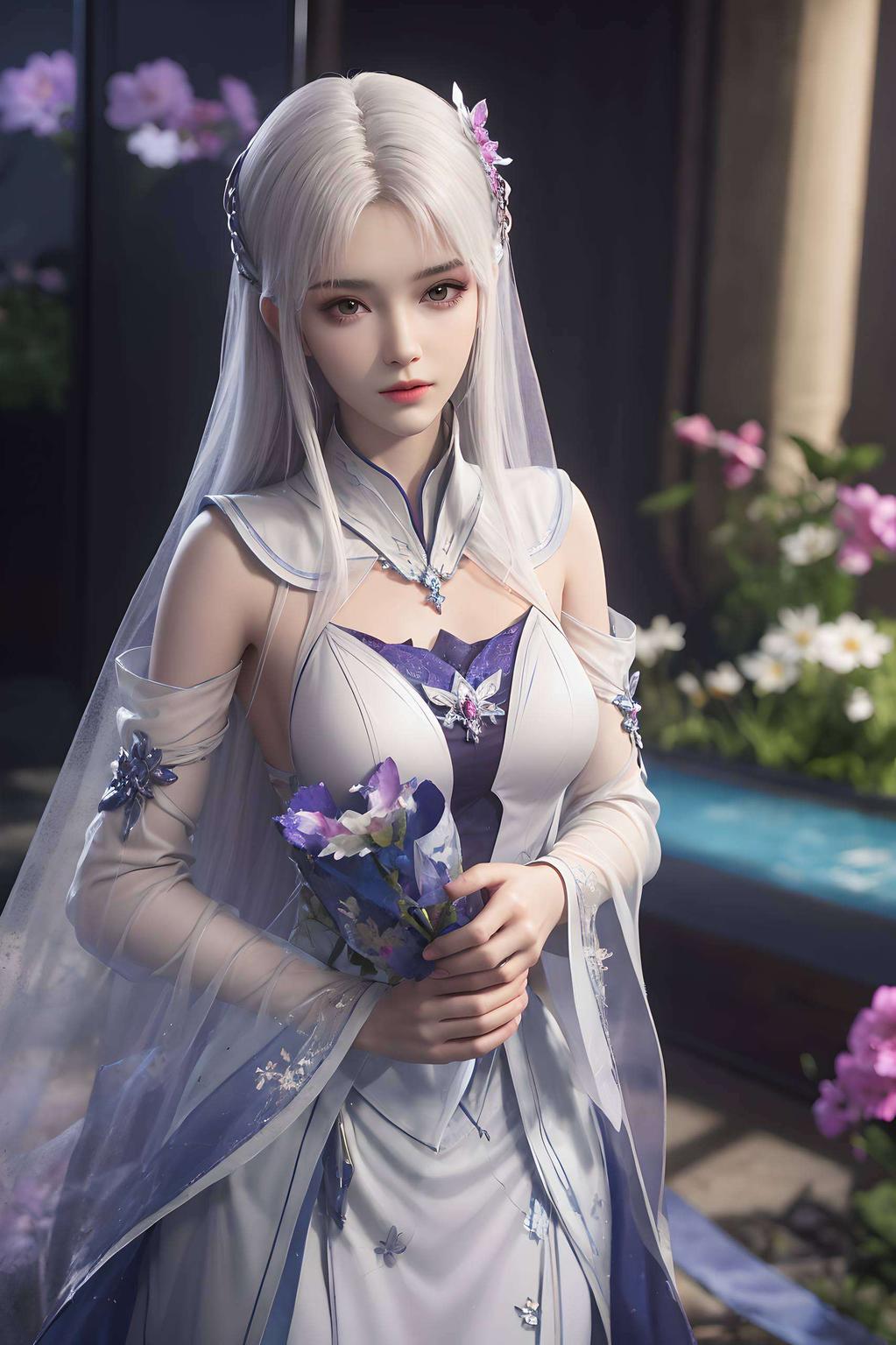 清新自然！苹果炫彩壁纸小仙医的美女壁纸