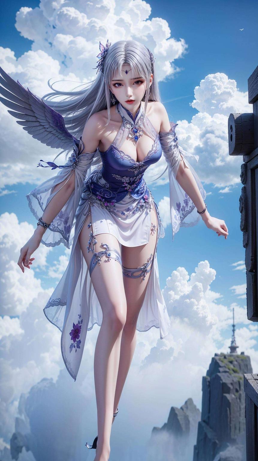 眉宇间透着淡淡的忧伤淡雅的色彩、细腻的情感