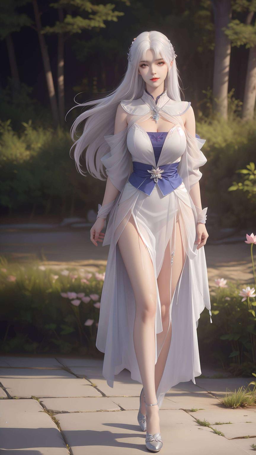 是不是美得让人心动？绿意盎然的背景