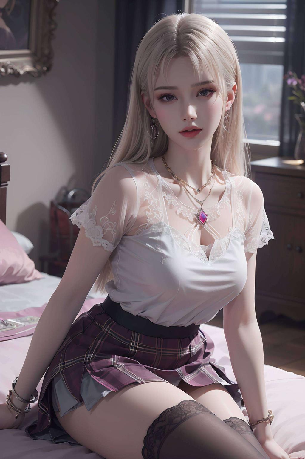 电脑桌面上的二次元梦幻！小医仙AI卡片壁纸