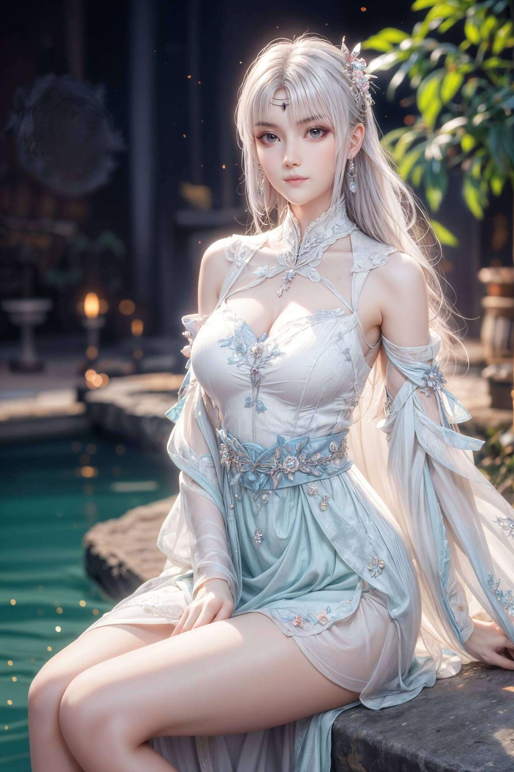 小医仙美眸含笑颜护眼壁纸清新上线