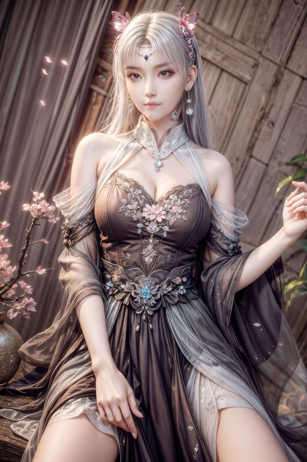 电脑一隅黑衣飘逸