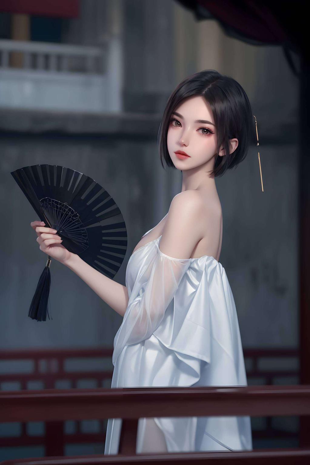 这款《伤感二次元壁纸》以杨小瑾回眸瞬间为亮点让桌面充满漫画般的浪漫与忧伤