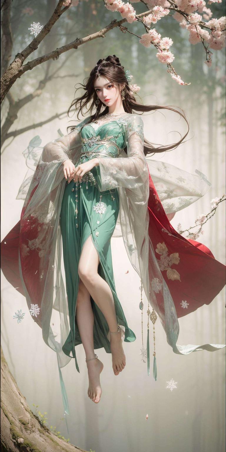 高清壁纸展现电脑上的艺术风采叶倾仙舞动飘袂如画