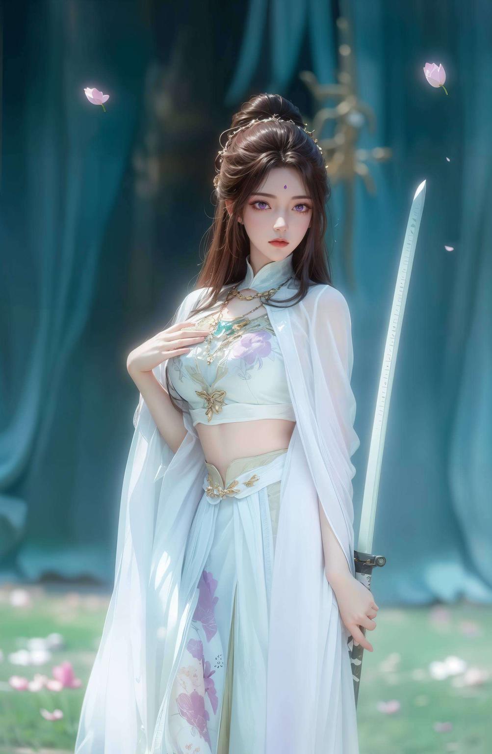 月婵仙子神图壁纸瞬间点亮电脑桌面！