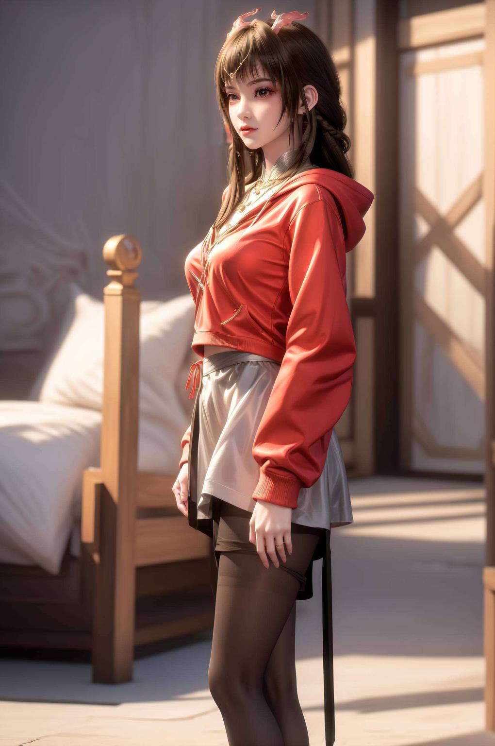 云落横向壁纸淡淡的忧伤映入眼帘