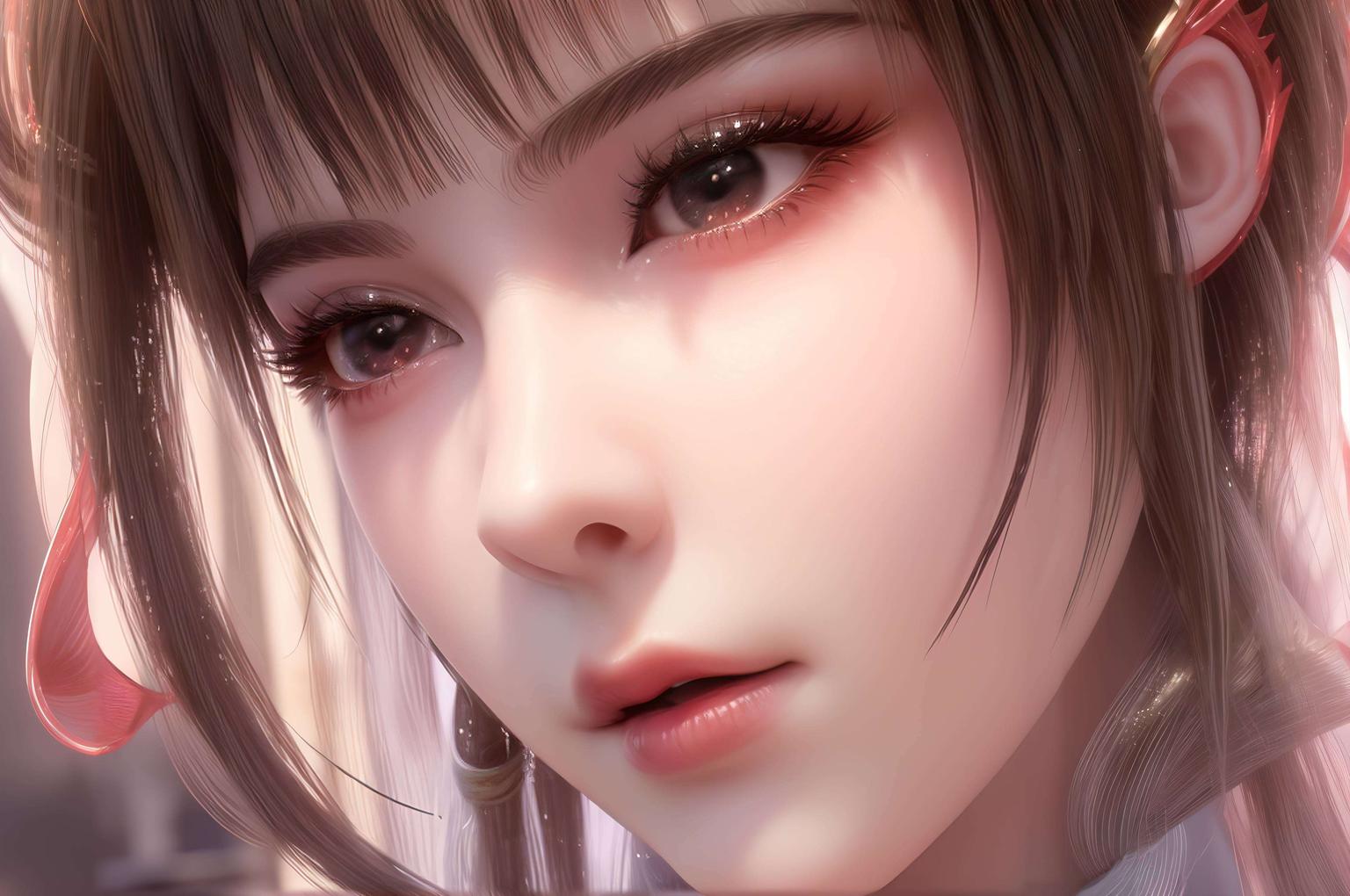 高清画质面纱轻扬