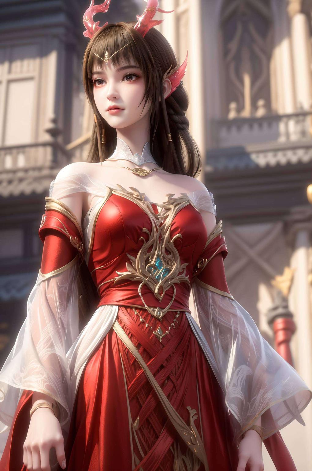 清新自然云落全图壁纸