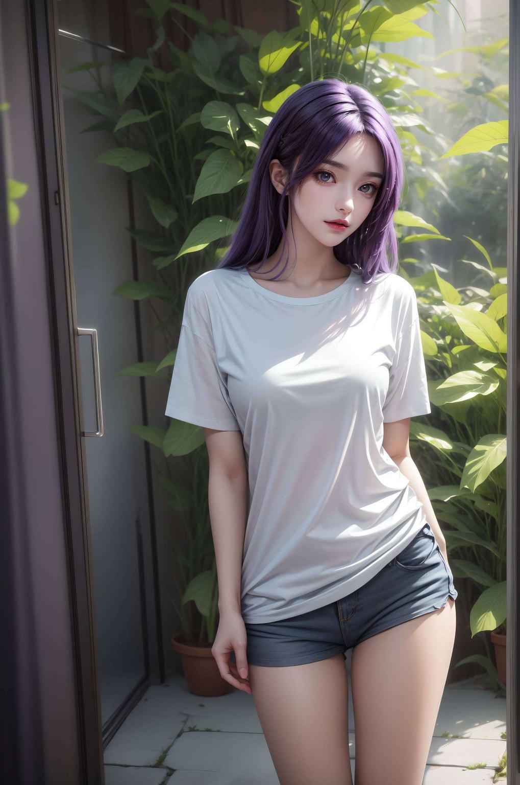 画面细腻清晨的阳光洒在两人身上