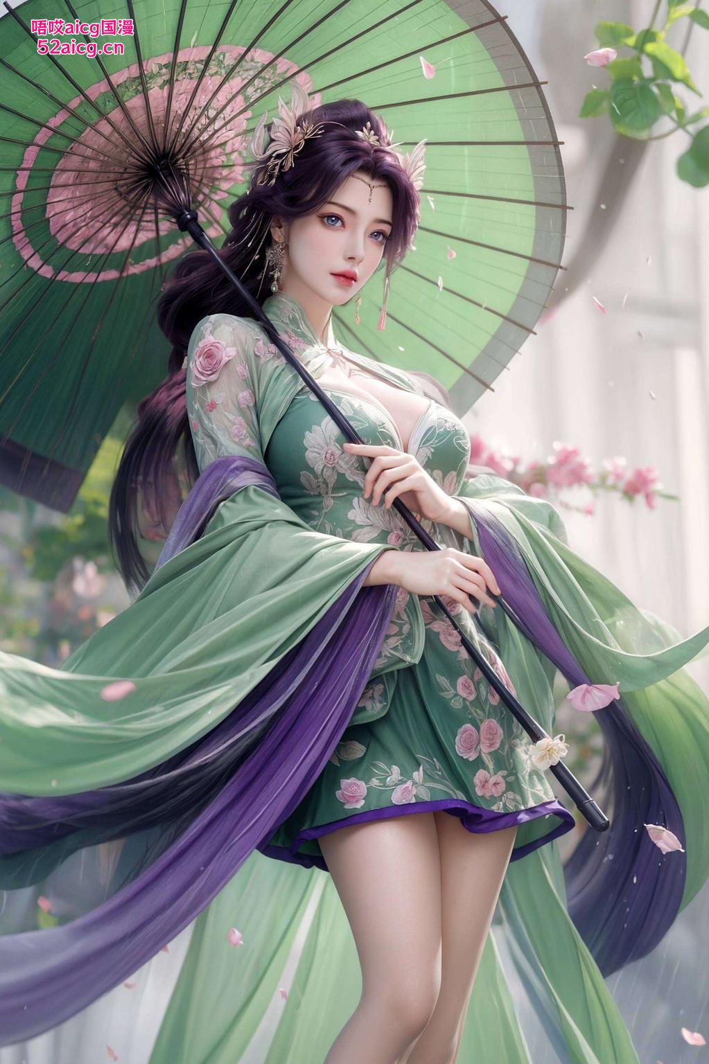 联手打造的手机壁纸细腻画风