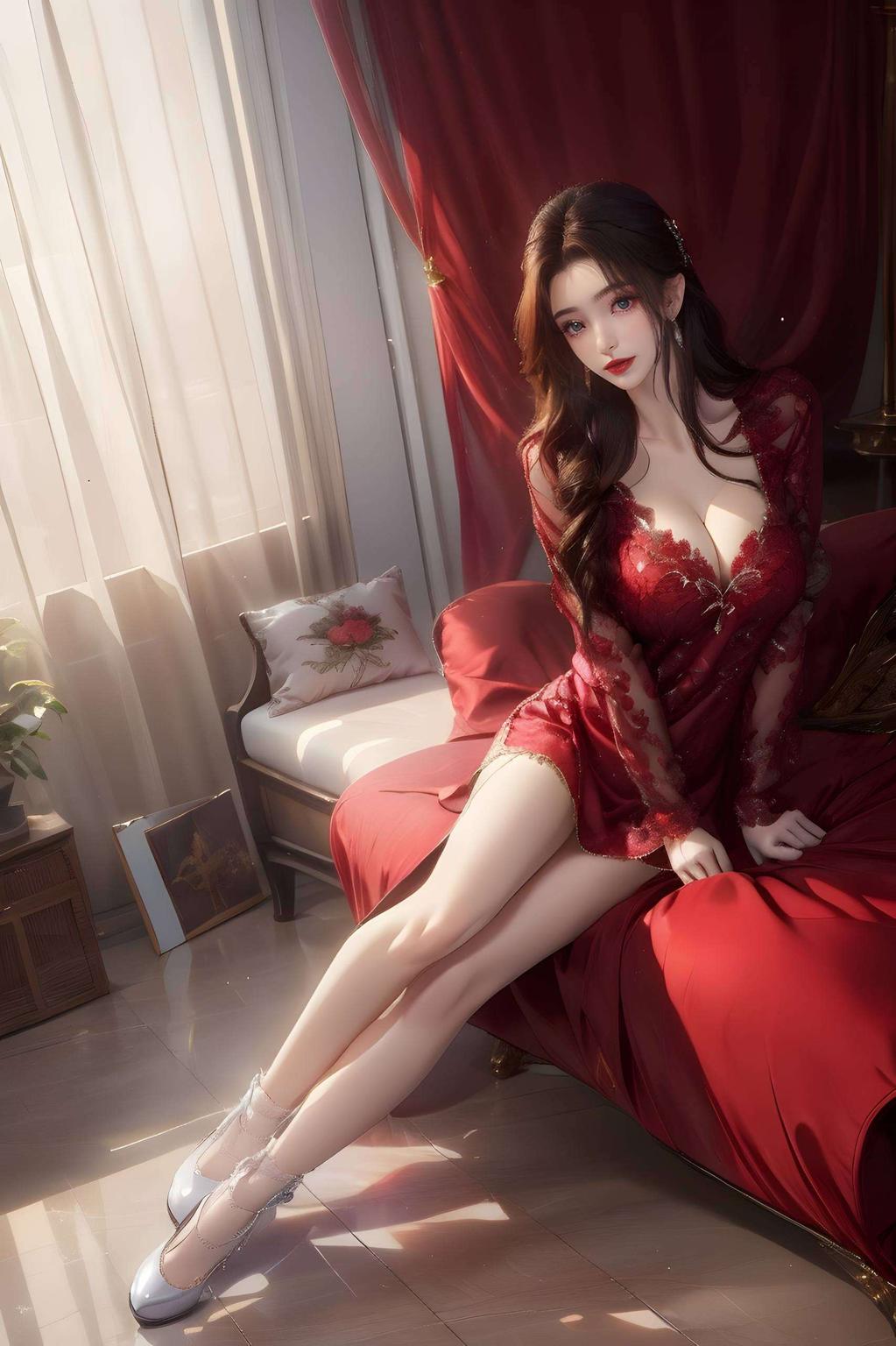 云曦舞动仿佛置身梦幻游戏世界