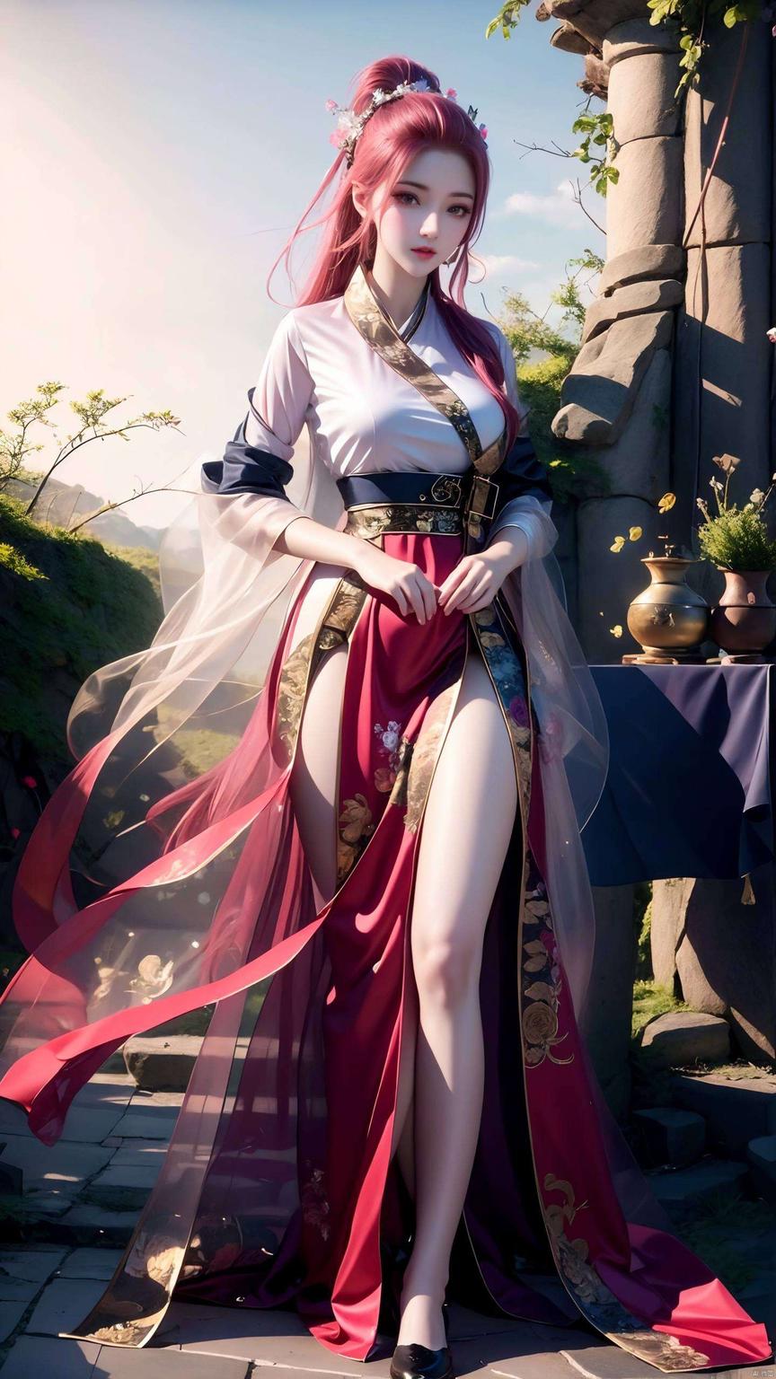 让你的电脑桌面瞬间变身浪漫仙境今天给大家带来一款超美的二次元女生壁纸——云悠悠的独家设计！这款壁纸里