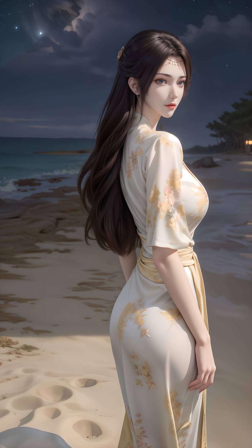 这款高清壁纸带你领略云韵的仙气飘飘！细腻笔触勾勒出她的灵动之美瞬间置身漫画世界