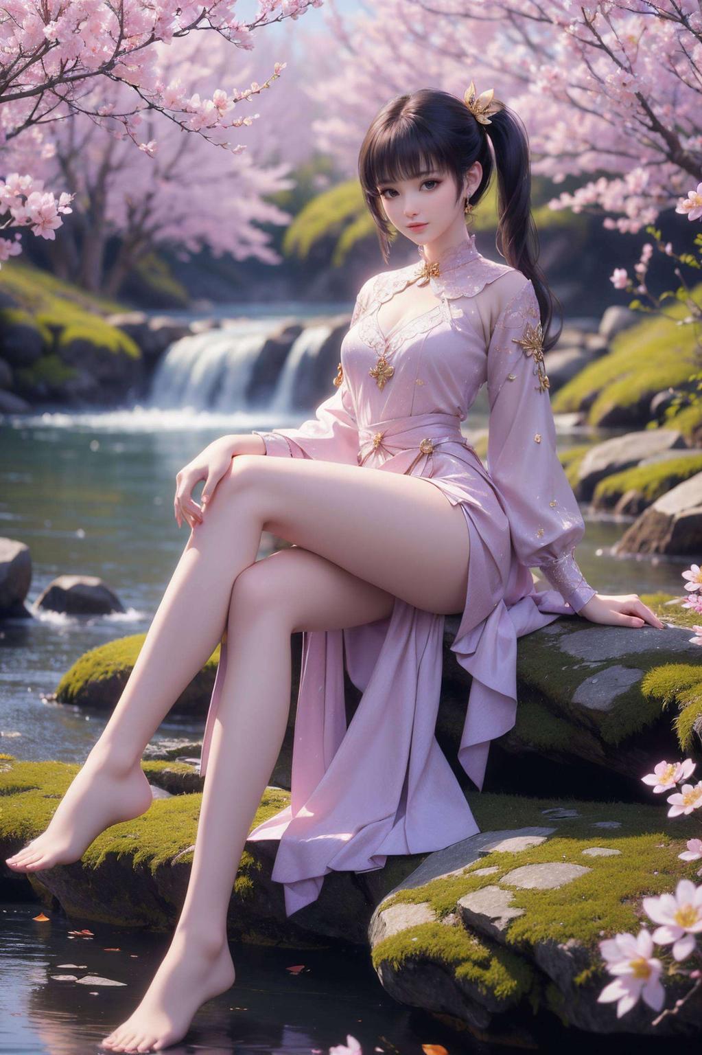 紫妍的美照让人眼前一亮这款绿色壁纸