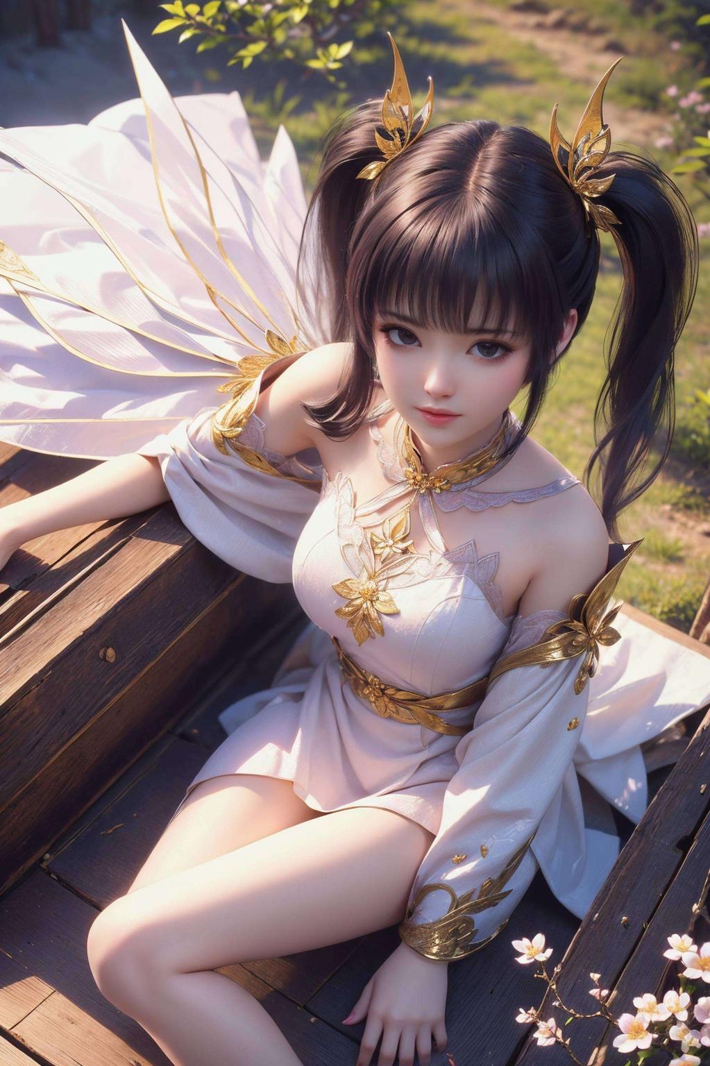 宛如穿越时空的国漫经典紫妍轻纱掩映