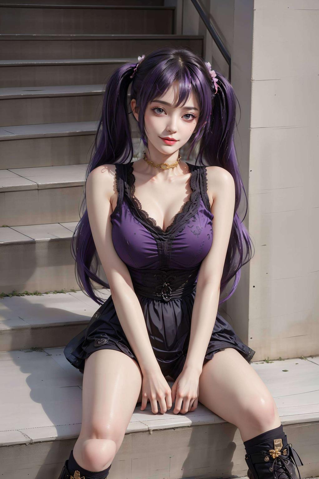 今天给大家带来这款超美的紫妍倾斜高清壁纸快来体验吧！