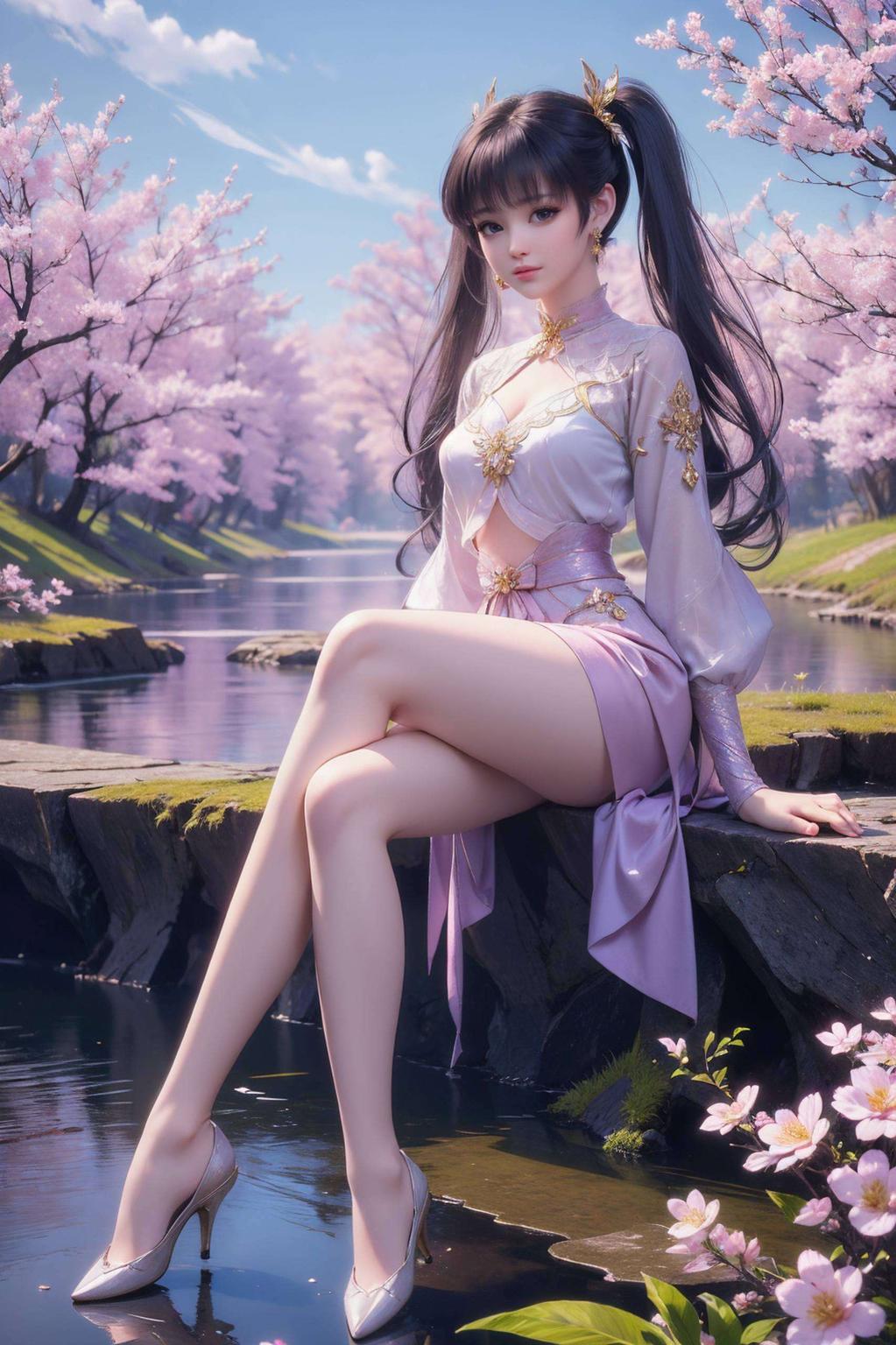 看这细腻的线条快来体验这份独特的动漫风情吧！